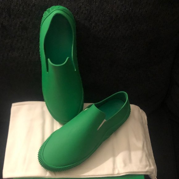 WOMEN 100% AUTHENTIC BEAUTIFUL BOTTEGA VENETA COMFTY RUBBER LOAFERS - Picture 9 of 14